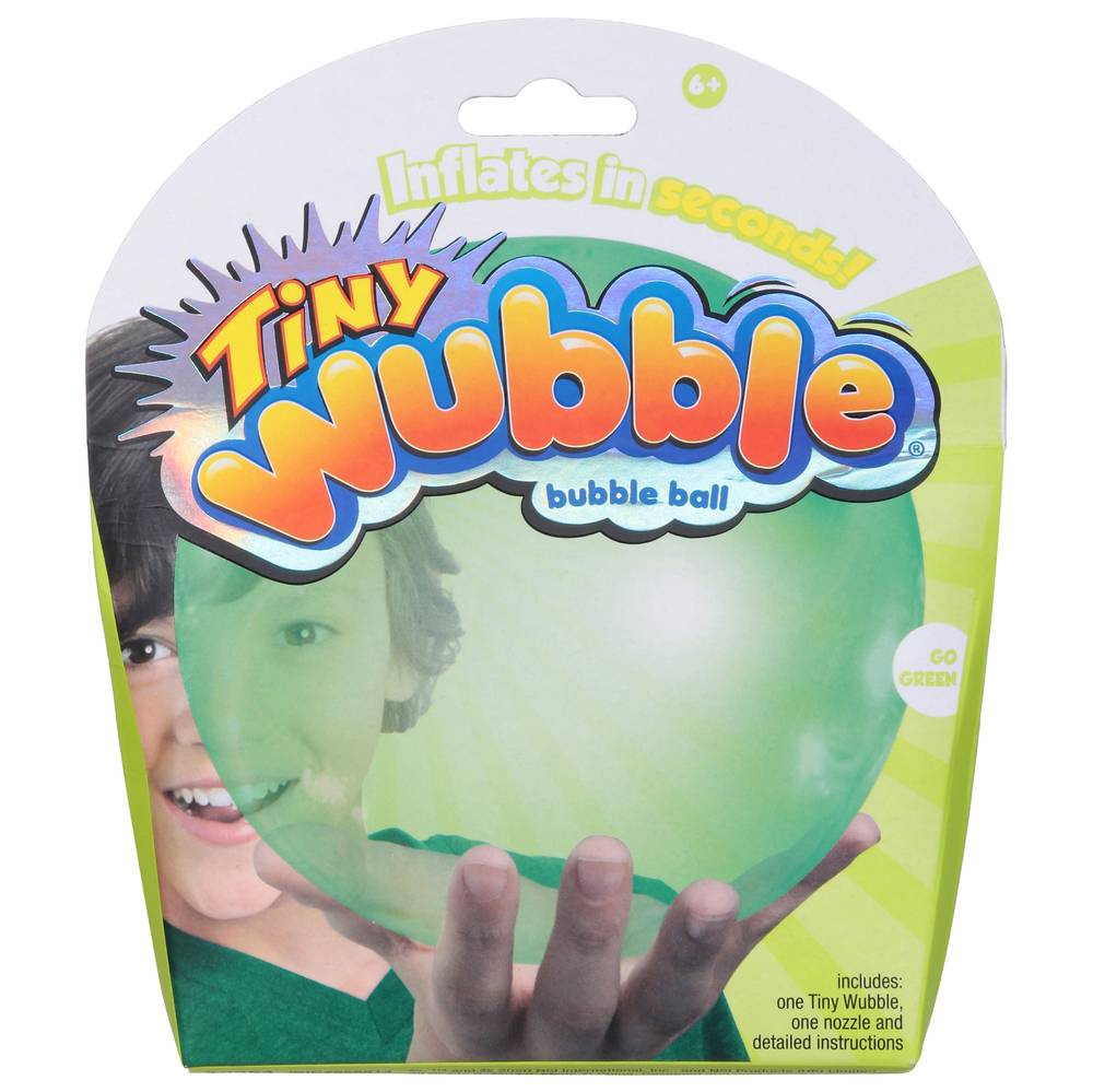 Tiny Wubble Go Green Bubble Ball