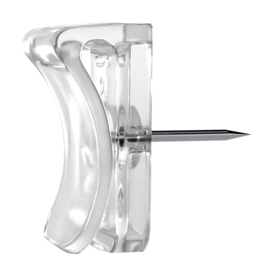 Ook 6-Pieces Clear Picture Clip Push Pin