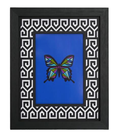 Jonathan Adler X Michaels 5" X 7" Black & White Greek Key Matted Wood Tabletop Frame