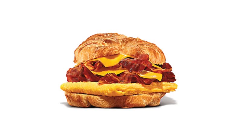 Double Bacon, Egg & Cheese Croissan'wich
