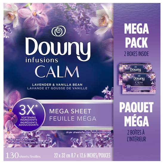 Downy Infusions Calm Mega Dryer Sheets