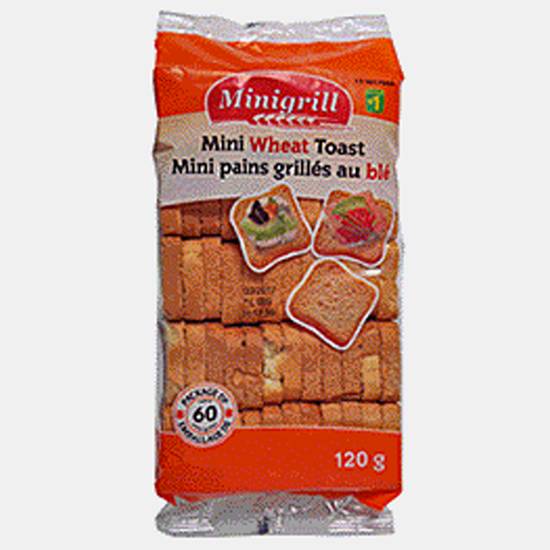 MINIGRILL Wheat Toasts (60pk/ 120g)