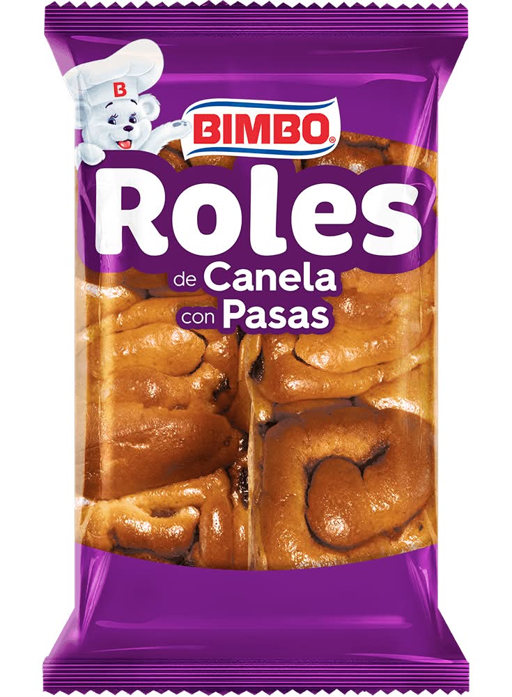 Bimbo · Roles de canela pan dulce (365 g)