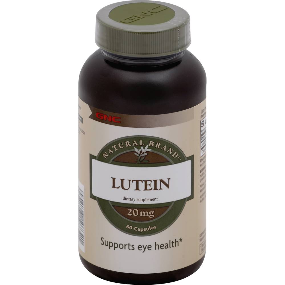 Gnc Lutein 20 mg Eye Health Supplement (60 ct)