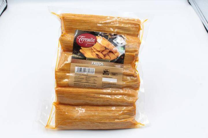 Los tamales de teresita tamal de frijol (12 piezas)