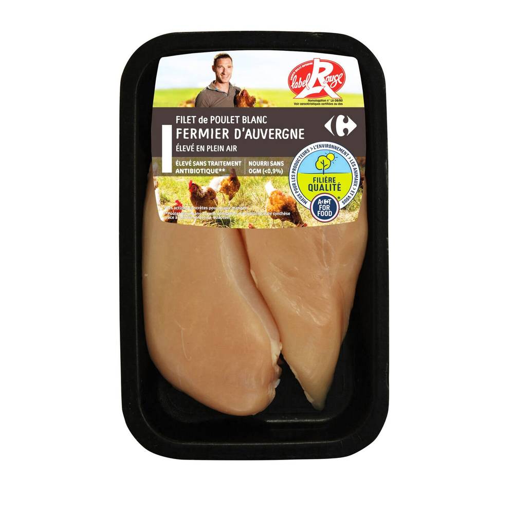 Carrefour - Filiere qualite carrefour filets de poulet blanc fermier label rouge