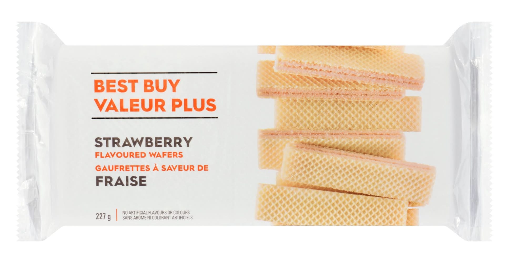 Best Buy Wafers, Strawberry (227 g)