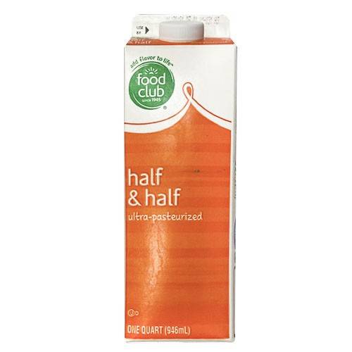 Food Club Half & Half Ultra Pasteurized Creamer (946 ml)