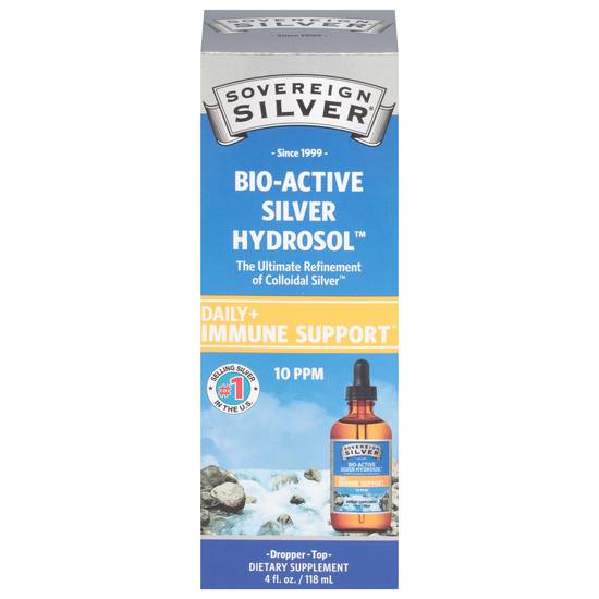 Soveriegn Silver Bio Active Silver Hydrosol Plus Immune Support