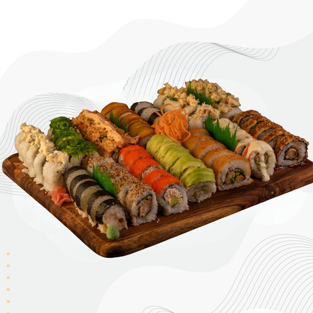 60 Rollos Sushi Gong