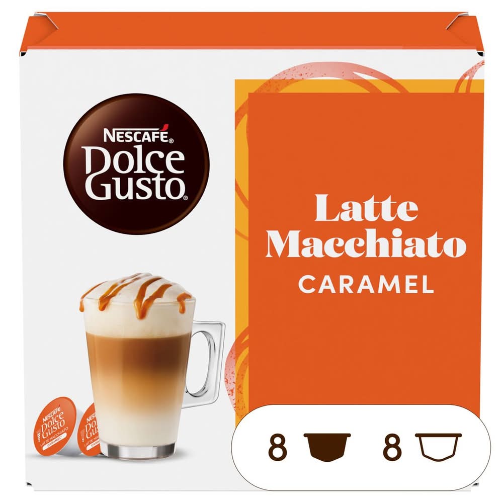 NESCAFÉ Dolce Gusto, Caramel Macchiato, 16 capsules, 146 gr
