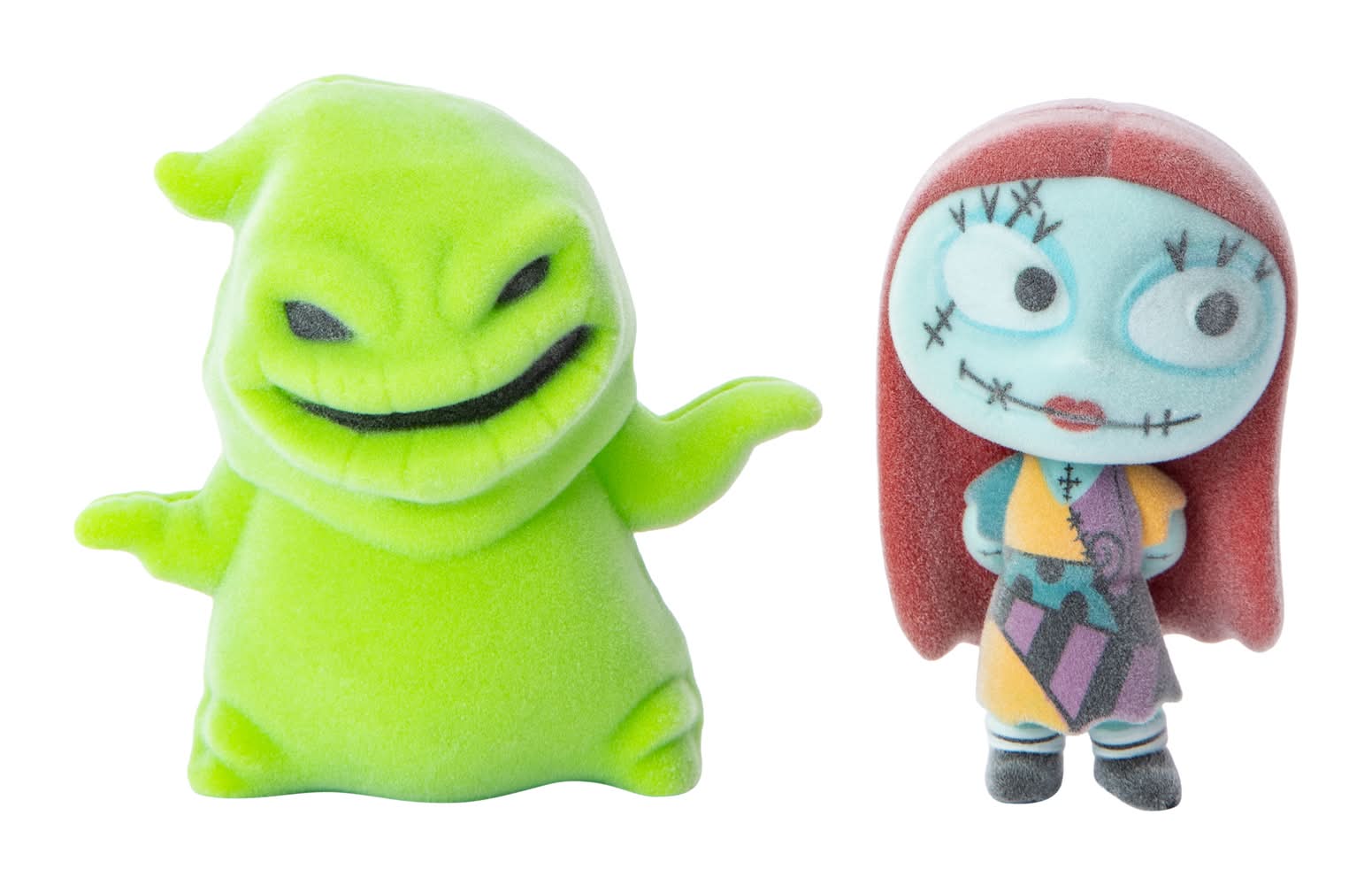 Disney Tim Burton's The Nightmare Before Christmas Flocked Figures Sally/Oogie Boogie