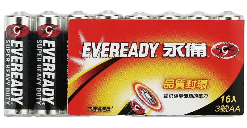 永備碳鋅3號電池16入量販包 <16PC粒 x 1 x 1Set組>