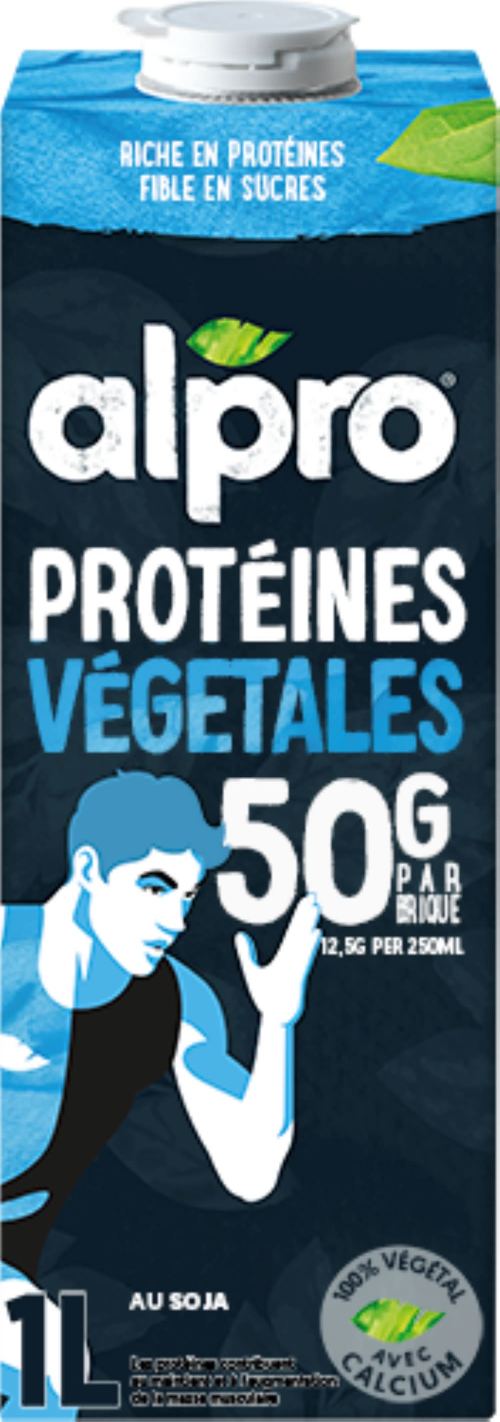 Alpro - Boisson végétale soja nature protéinée (1L)