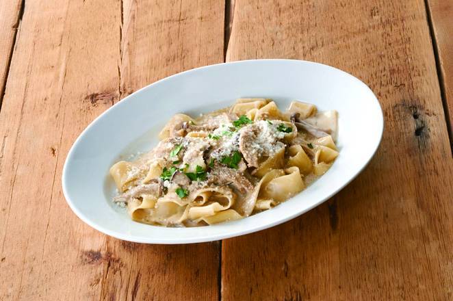 キノコのトマトクリーム Mushroom Tomato Cream Pasta