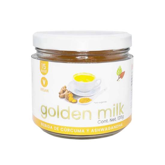 Orgánica y saludable bebida golden milk en polvo (120 g)