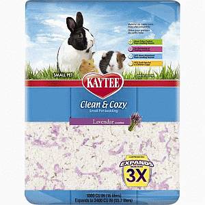 Kaytee sustrato de papel clean & cozy esencia de lavanda para roedor