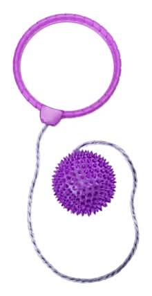 Light-Up Spin 'N Skip Ball Purple