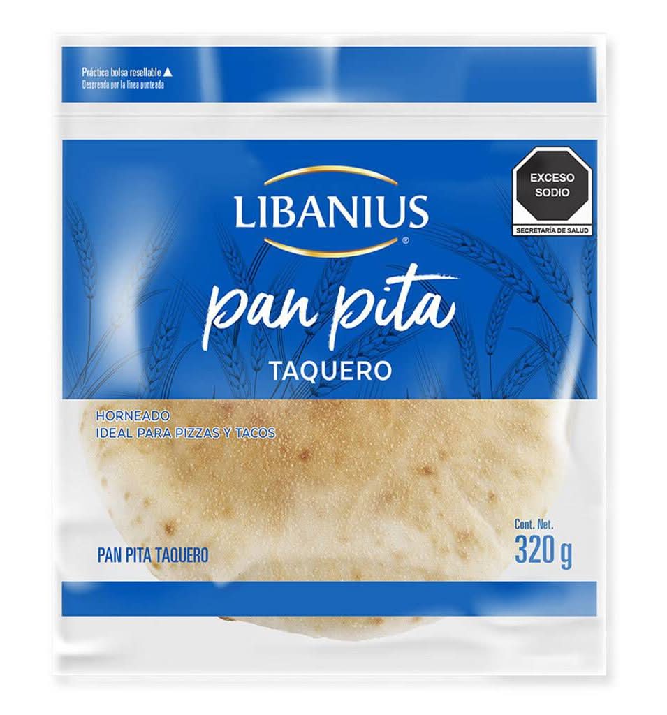 Libanius · Pan pita taquero (320 g)