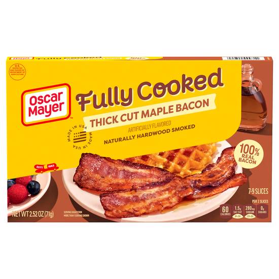 Oscar Mayer Fully Cooked Maple Bacon (2.5 oz)