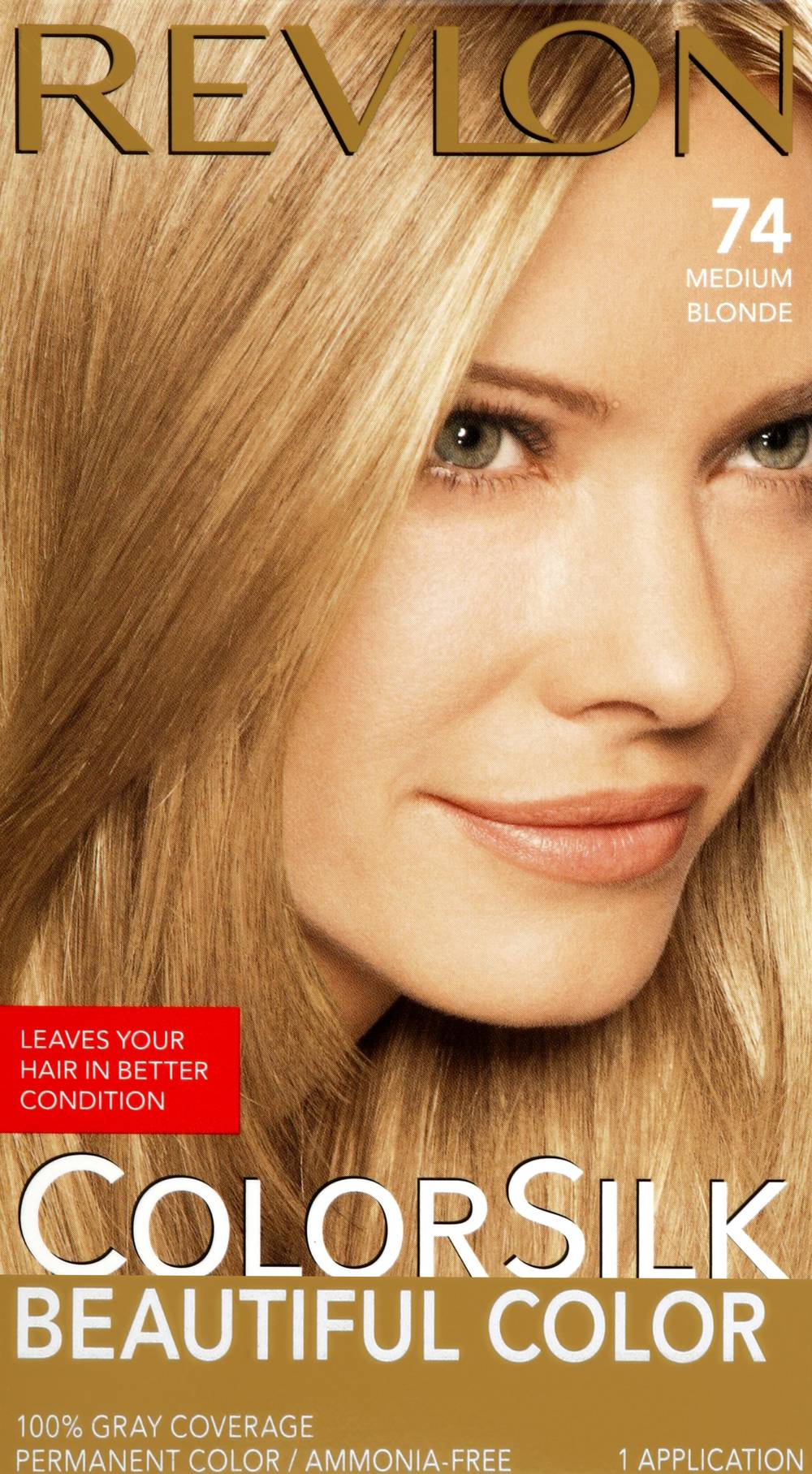 Revlon Colorsilk Medium Blonde 74 Permanent Color