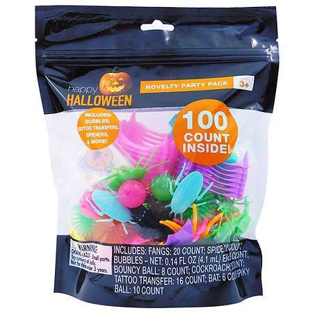 Festive Voice Happy Halloween Non Candy Treats Pack - 100.0 ea