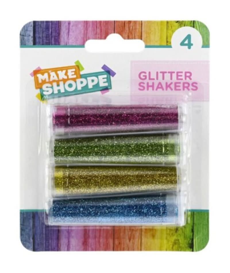 Make Shoppe Glitter Shakers 4 Ct