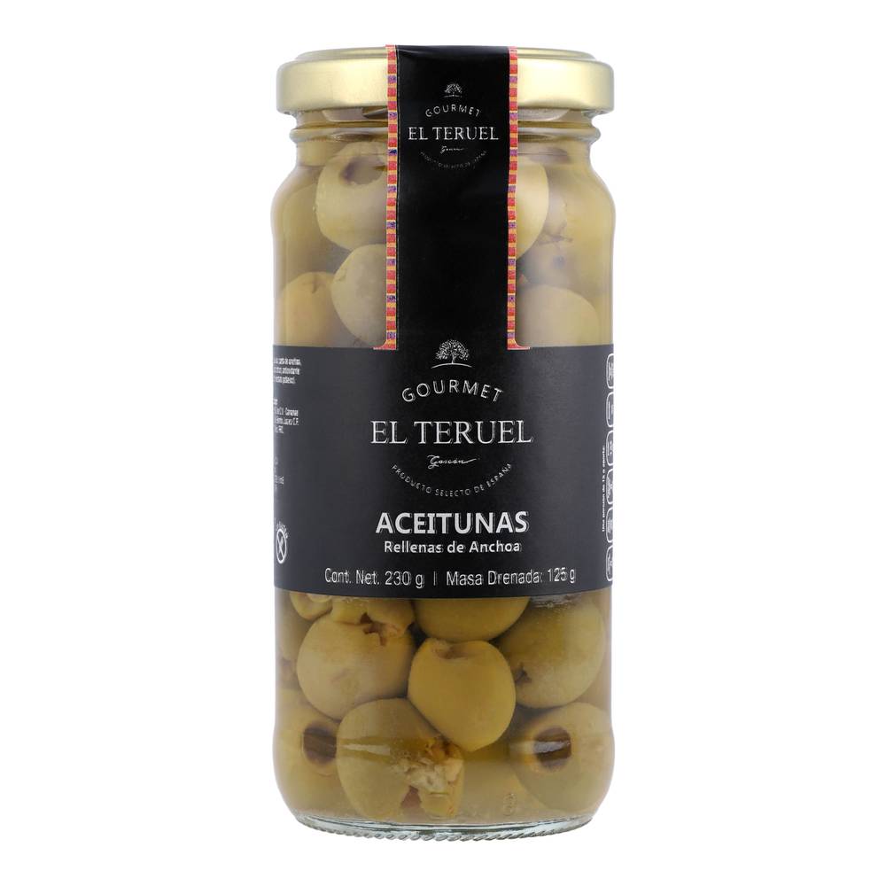 Aceituna El Teruel Rellena de Anchoas 230grs