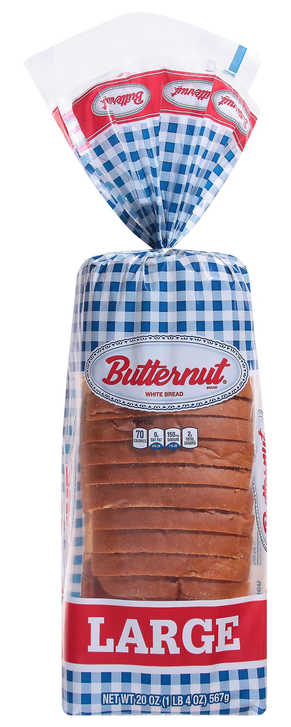 Butternut White Bread, Large (20 oz)
