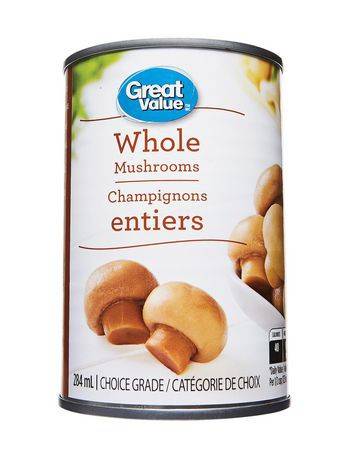 Great Value Whole Mushrooms (284 g)