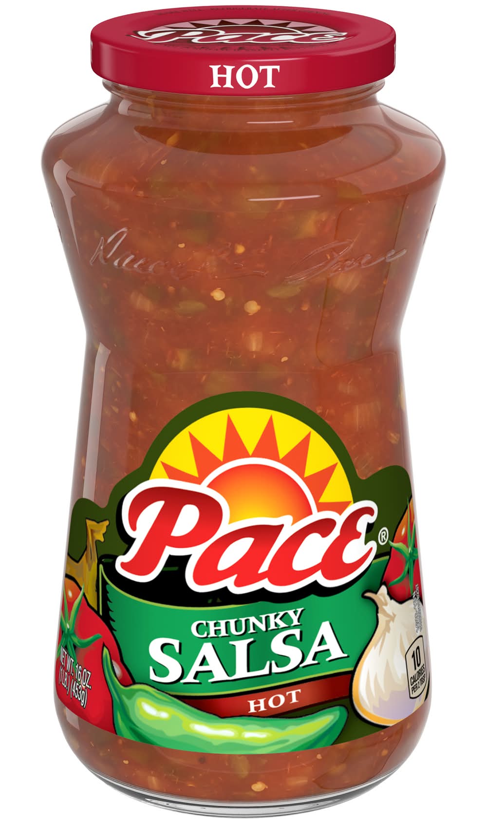 Pace Hot Chunky Salsa (16 oz)