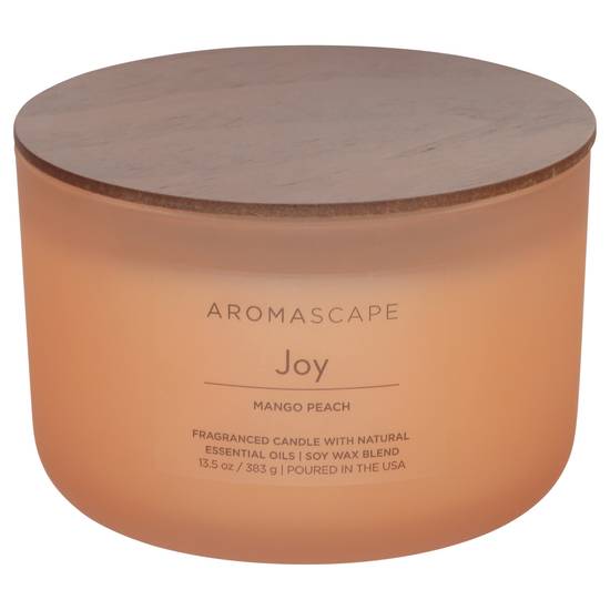 Aromascape Joy Mango Peach Candle