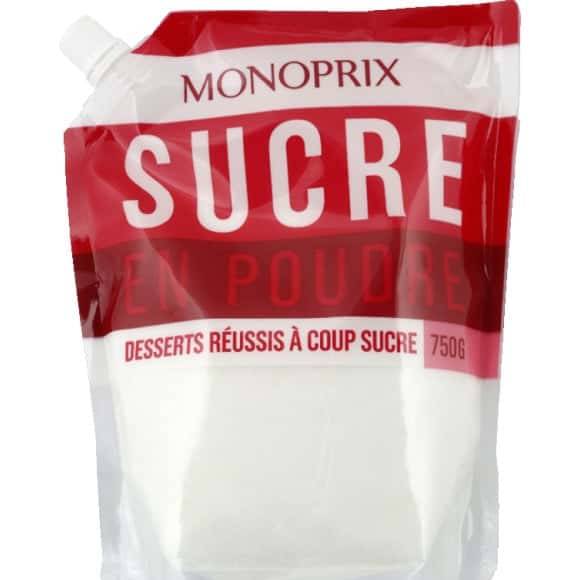 Monoprix Sucre En Poudre Le Doypack De 750G