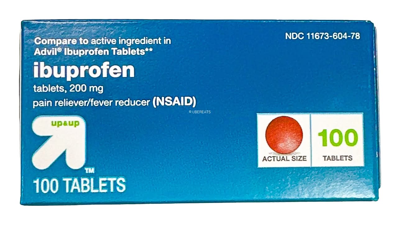 up&up Pain Reliever & Fever Reducer Tablets (100 ct)