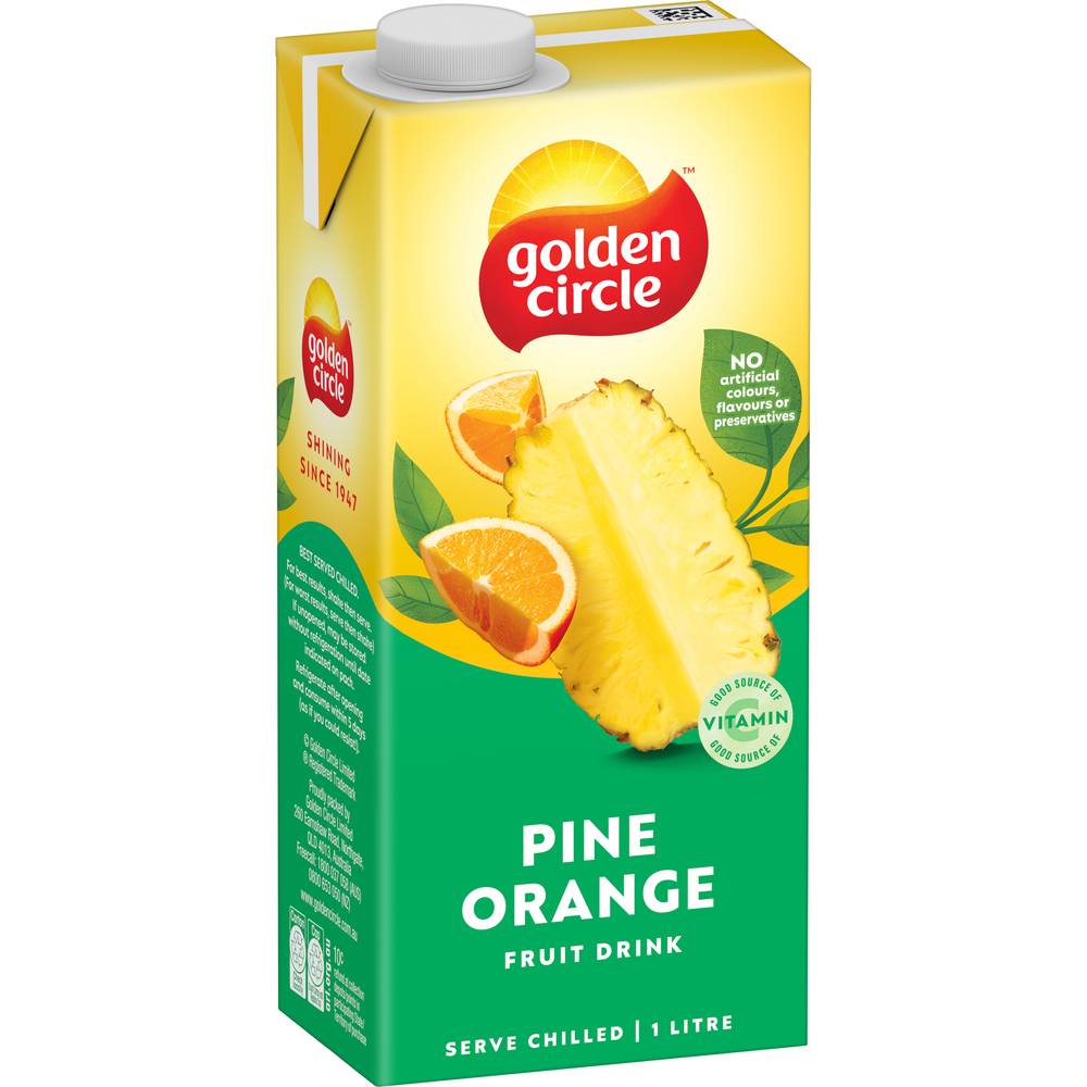 Golden Circle Fruit Drink Pineapple and Orange 1L