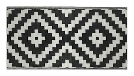 Reversible Mat 36inx72in Black/White