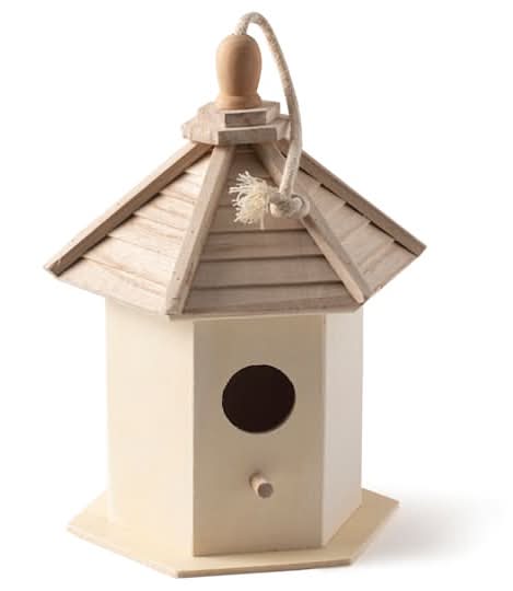 Make Market Wood Gazebo Birdhouse, 9.5 inch