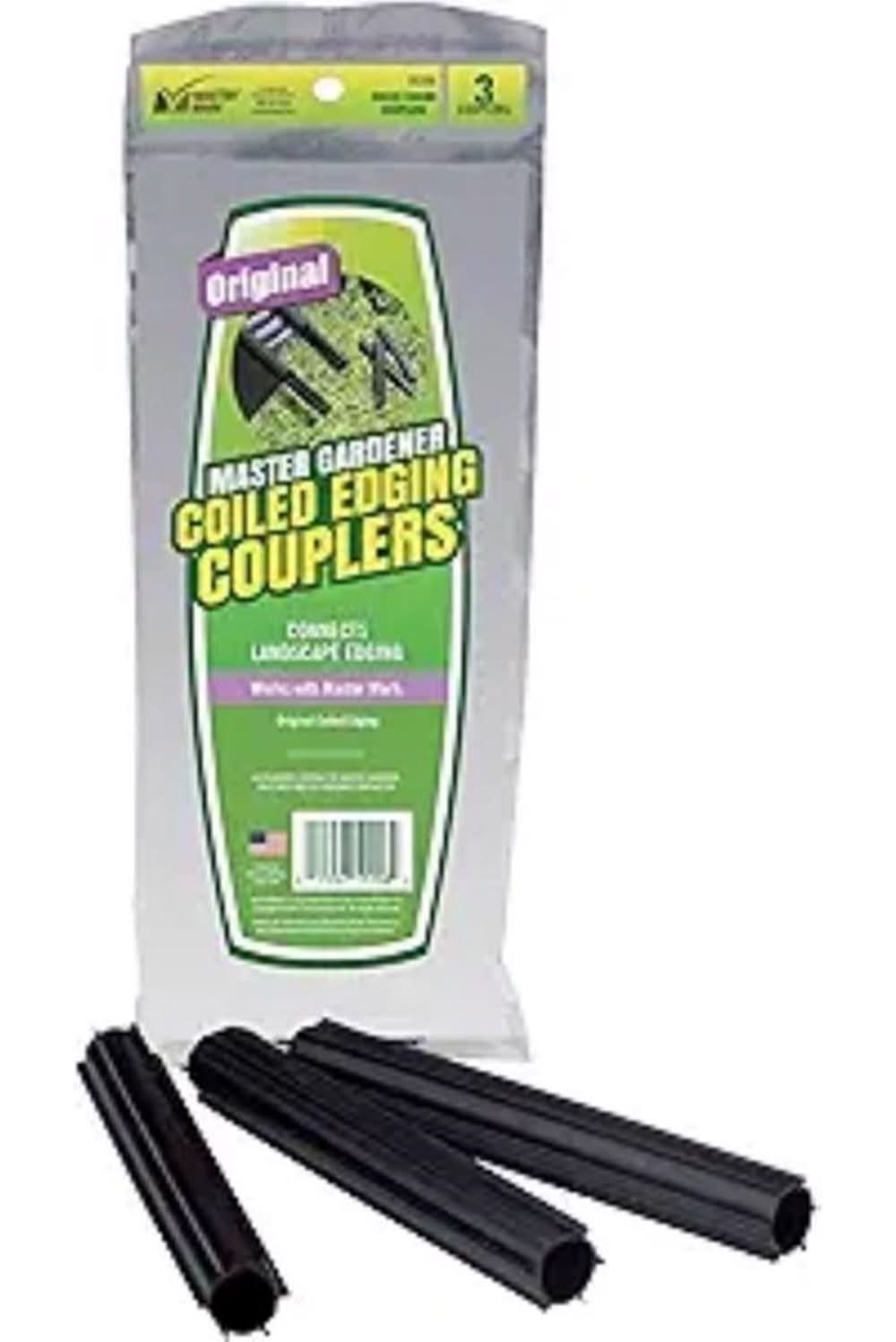 Master Mark Original 5.25 In. H Plastic Black Edging Coupler Kit