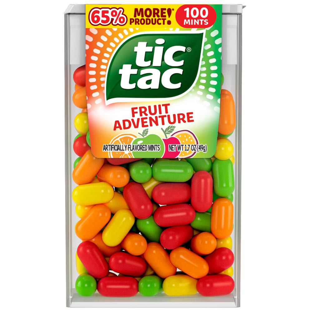 Tic Tac Fruit Adventure Mints