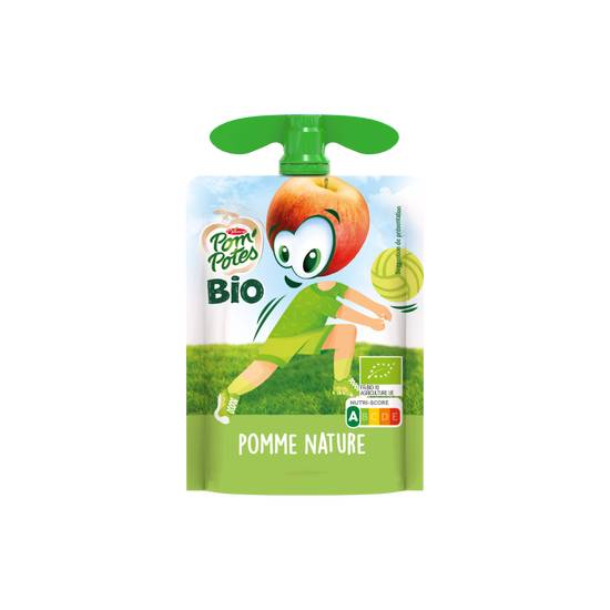 Pom’Potes Bio sans sucres ajoutés 90 gr Pomme Nature