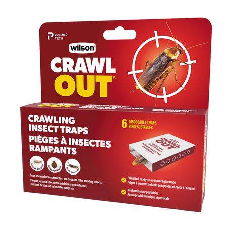 Wilson Crawl Out Crawling Insect Traps (6 units)