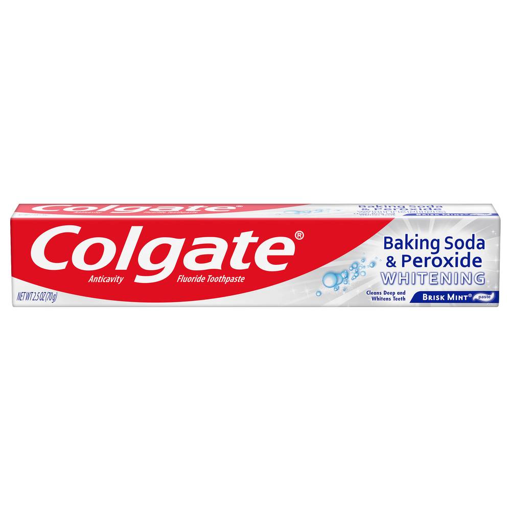 Colgate Baking Soda & Peroxide Whitening Brisk Mint Toothpaste