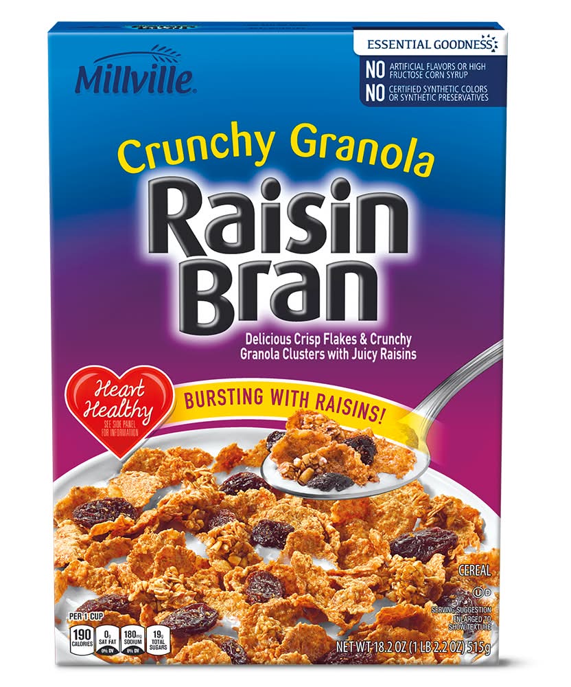 Millville Crunchy Granola Raisin Bran Crunch