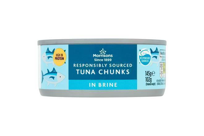 Morrisons Tuna Chunks in Brine 145g
