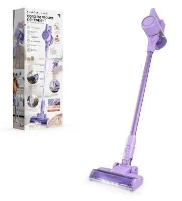 Sharper Image 2 In 1 Brushed Motor Cordless Stick & Handheld Vacuum, Purple