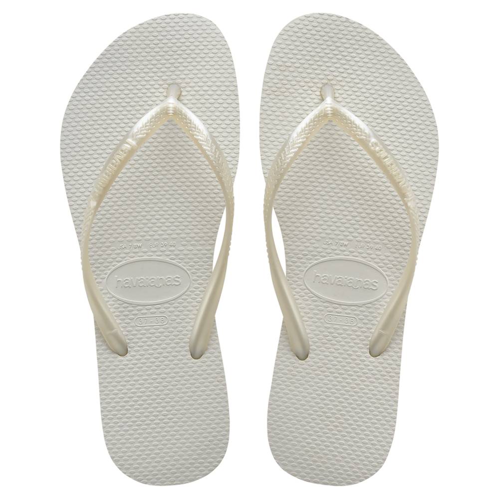 Havaianas chinelo slim branco (tam. 37/38)