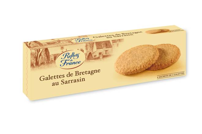 Reflets de France - Biscuits galettes de bretagne au sarrasin (4 pièces)