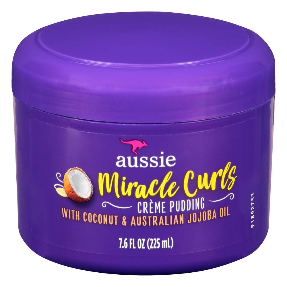 Aussie Miracle Curls Cream Pudding With Coconut & Australian Jojoba Oil (7.6 fl oz)