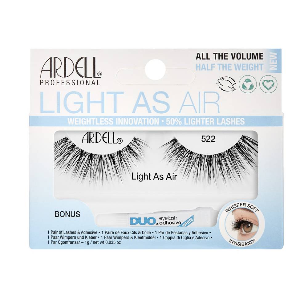 Ardell · Pestañas postizas light as air + duo adhsesivo 522 (20 g)