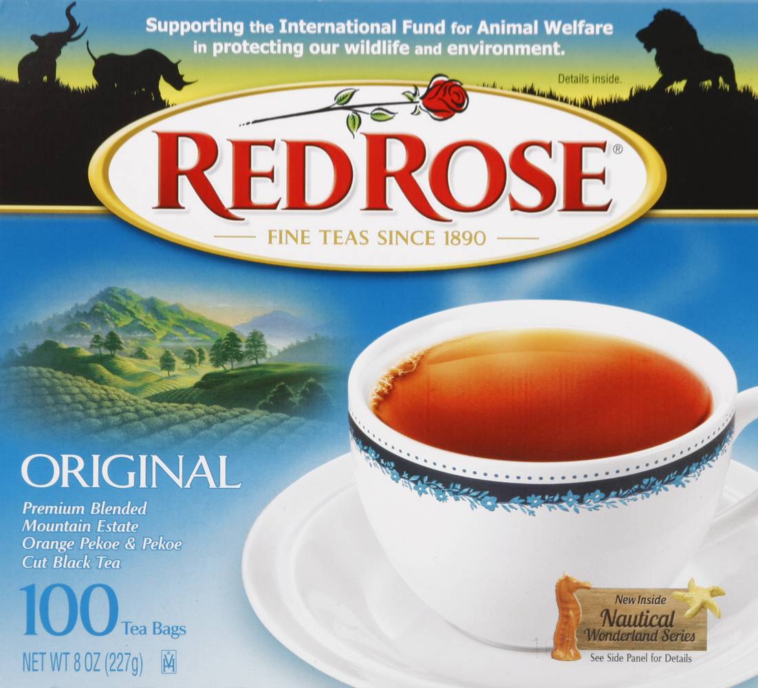 Red Rose Bright & Refreshing Original Black Tea (8 oz)